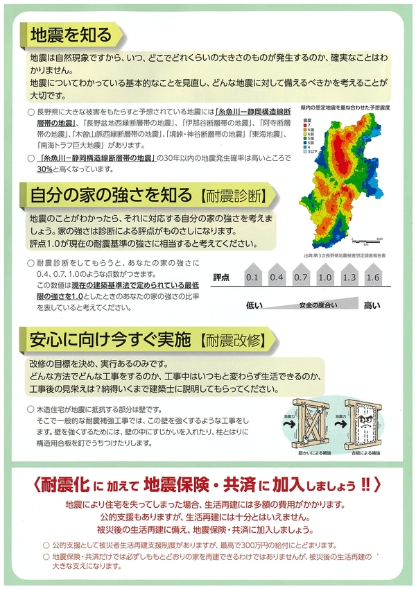 伊那市　耐震診断